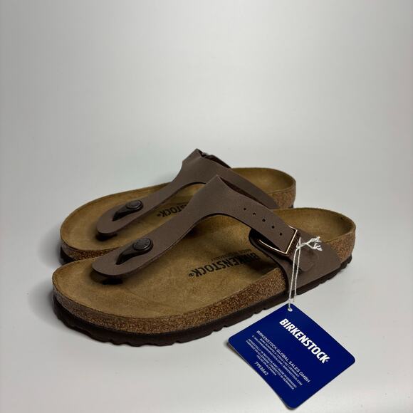 Birkenstock Gizeh BS Thong Sandal in Mocha Birko-Flor (Narrow) - Picture 2 of 11